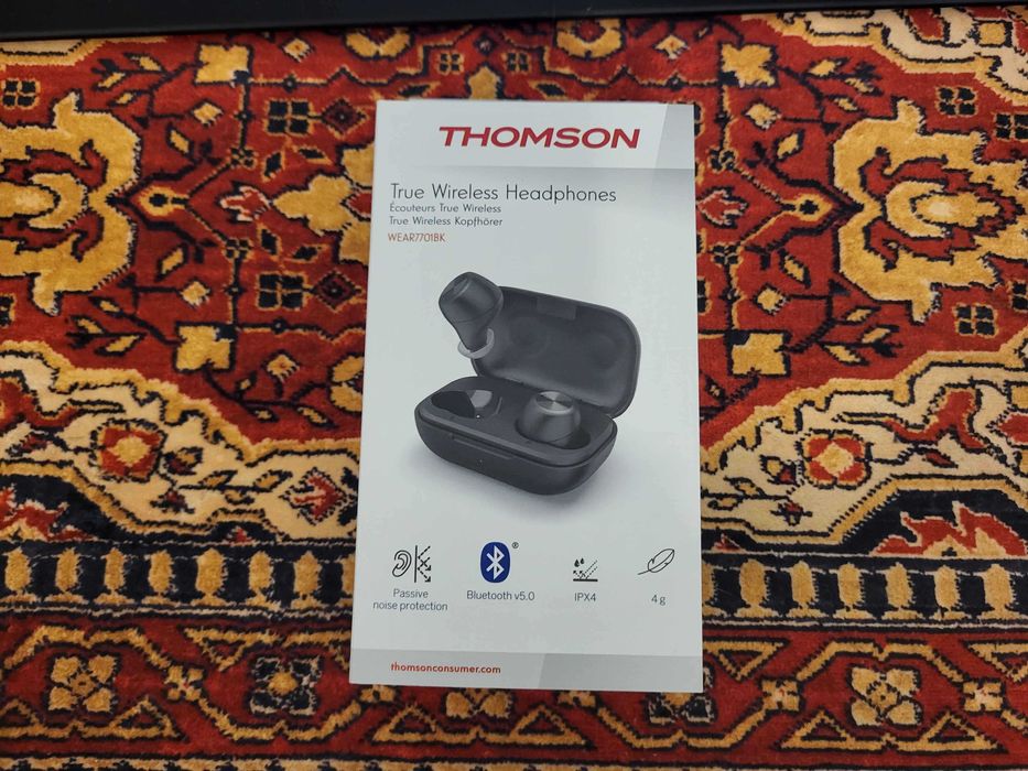 Thomson słuchawki Wear7701bk czarne