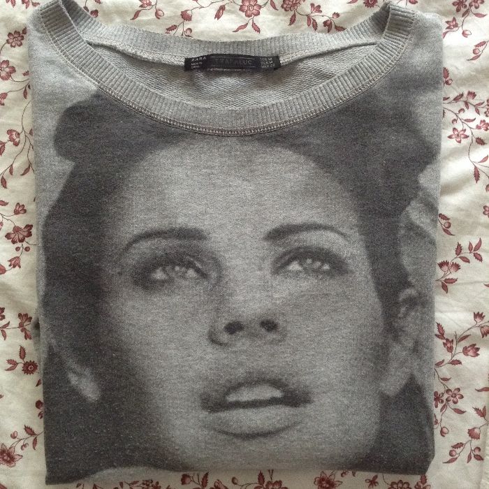 Sweater cinzenta zara
