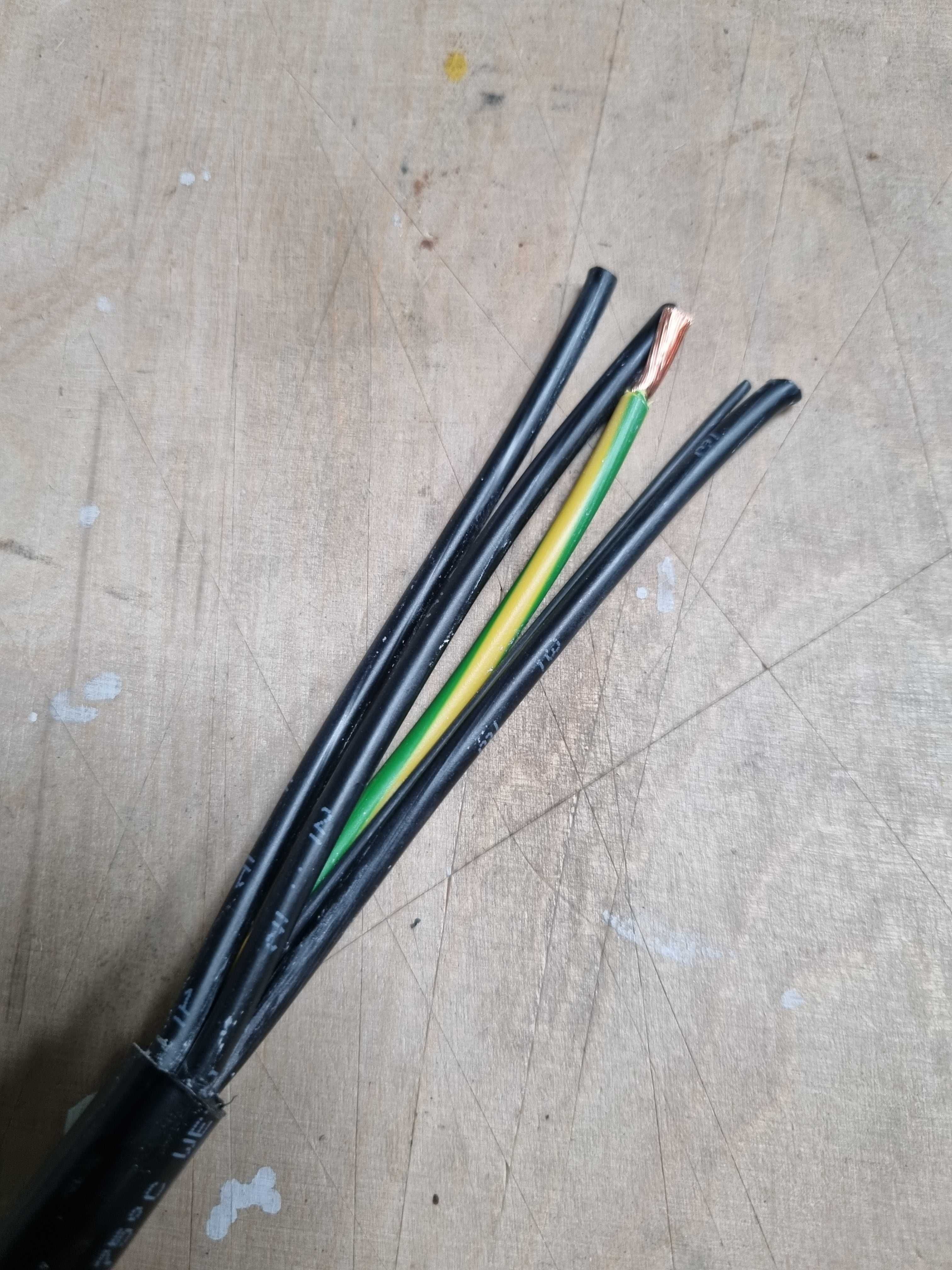 Kabel przewód w gumie 4x4 siłowy nowy