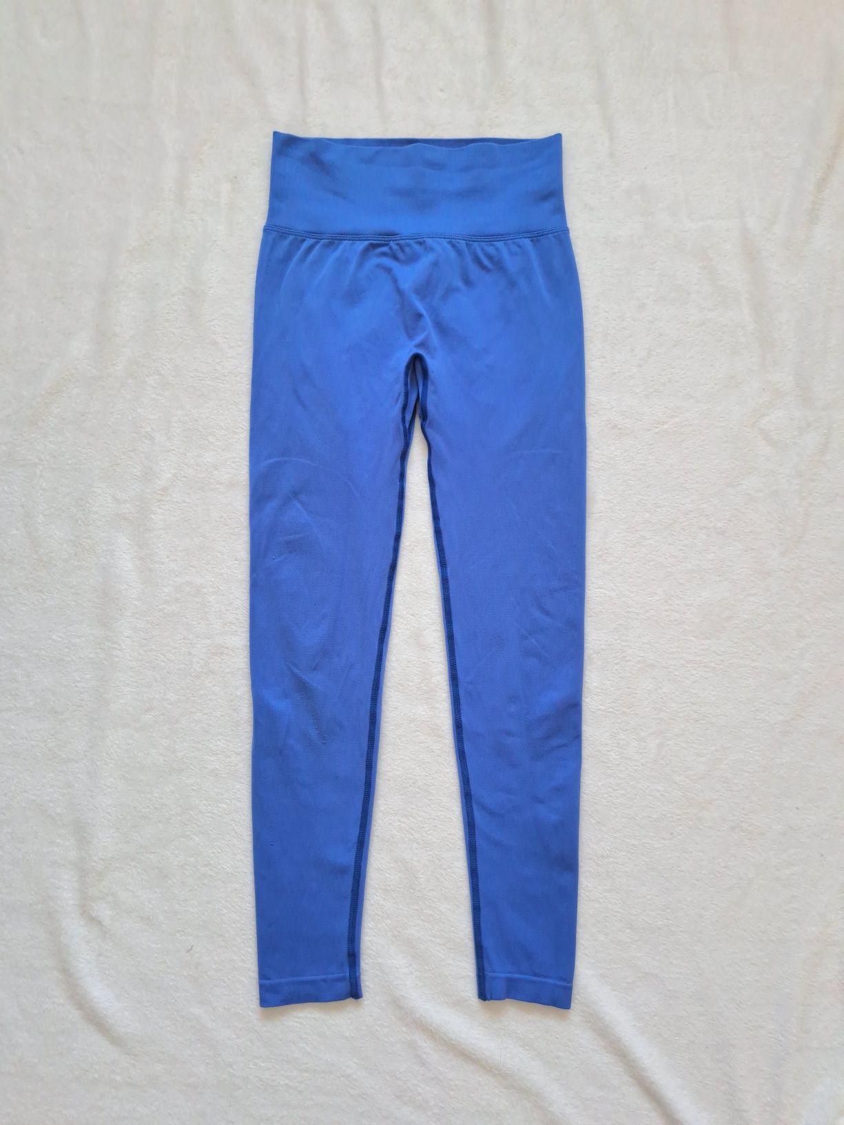Legginsy Push Up Shein Niebieskie wstawka Shein S