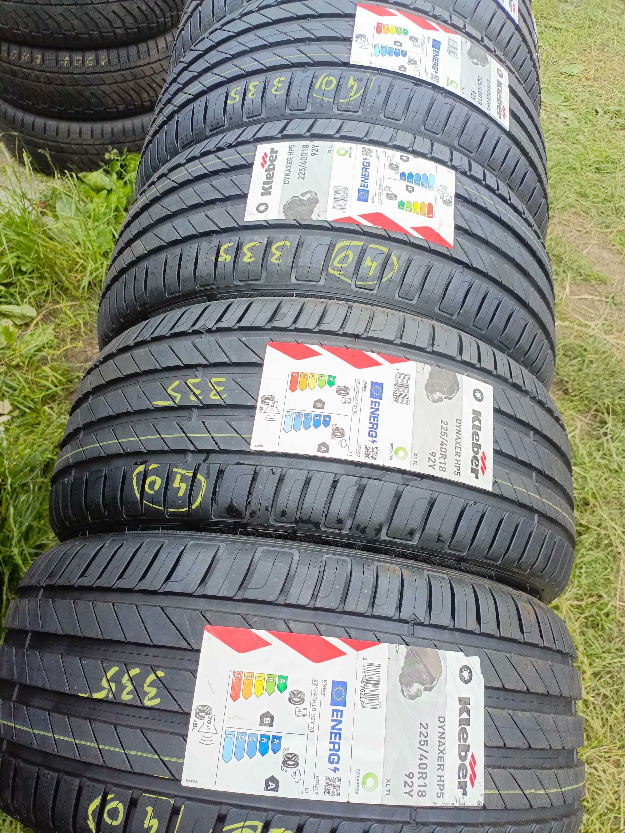 Nowe opony letnie 225/40/18 KLEBER 2024/25r