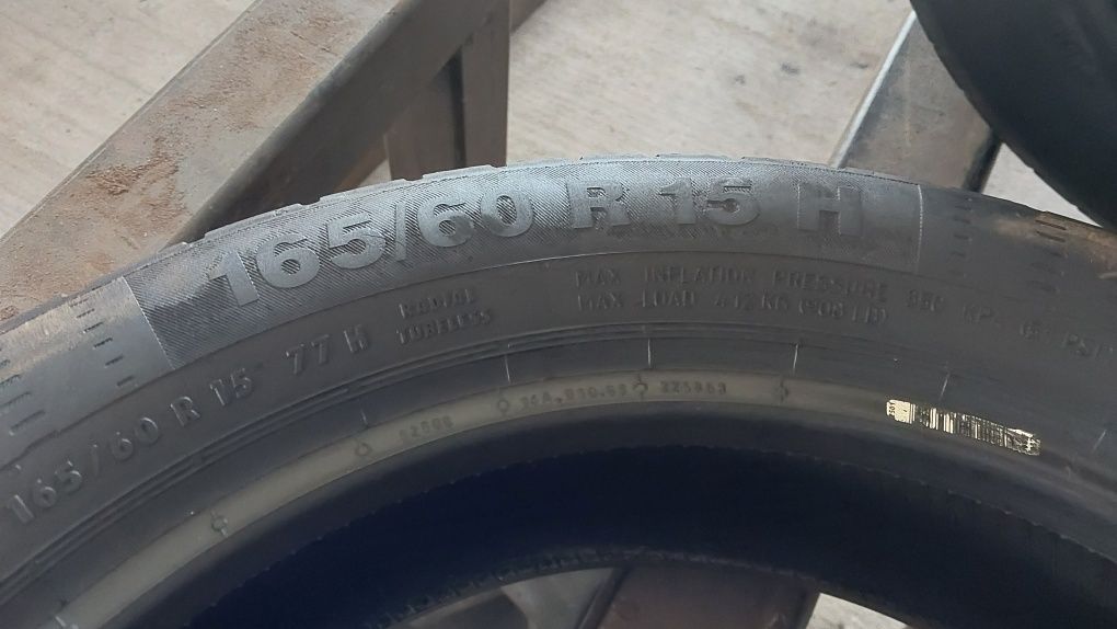 Opony 165/60R15 continental 6mm