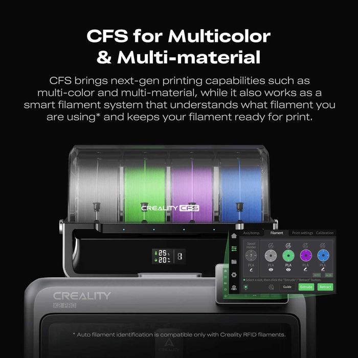 3D-принтер Creality K2 Pro Combo/ 30*30*30/АМС сестома (CFS)