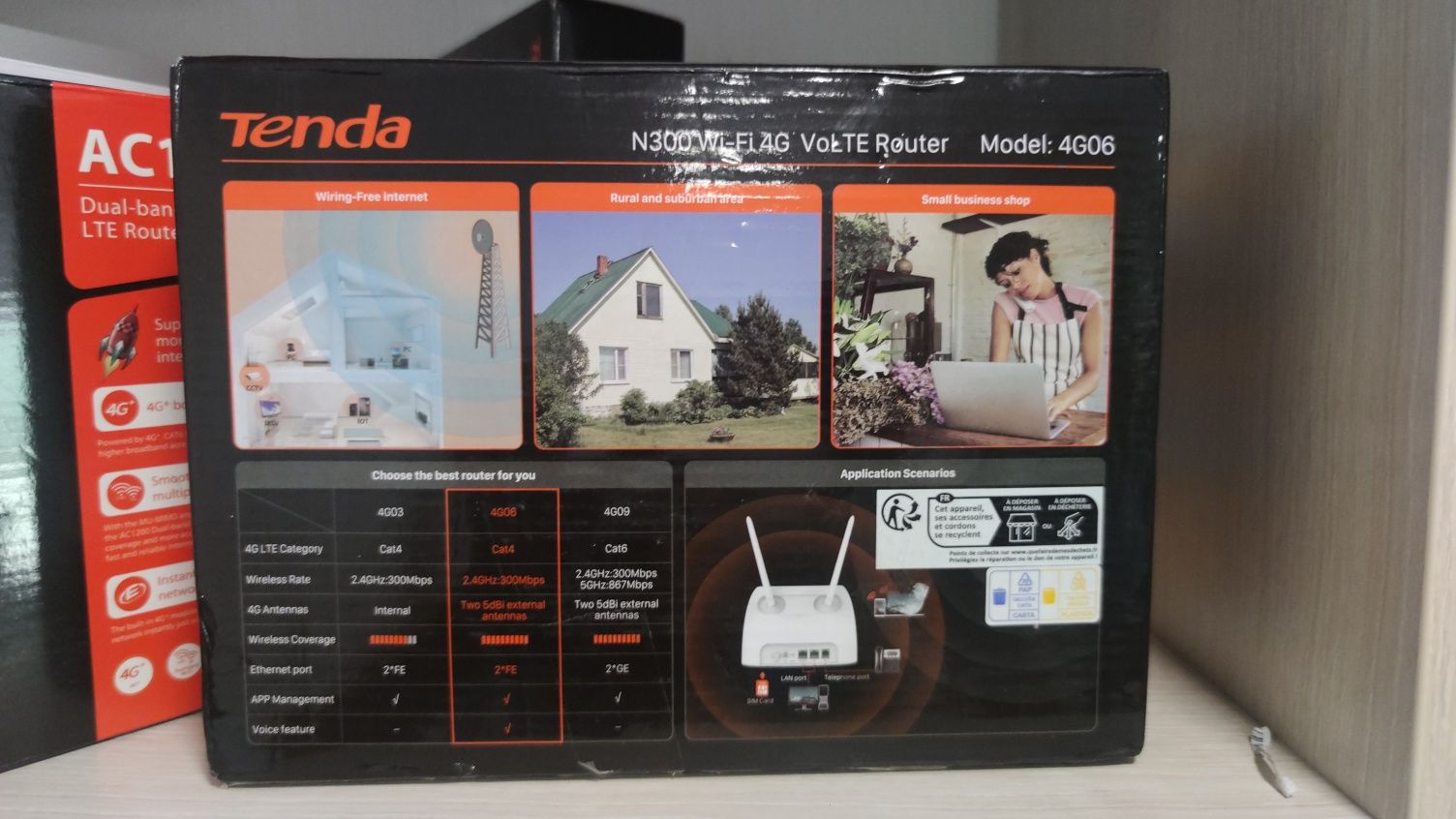 4g wi fi роутери нові Tenda 4G03, 06,07,09