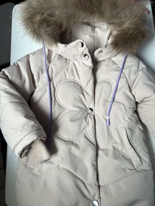 Зимова куртка , пуховік Reimo з натуральним хутром
