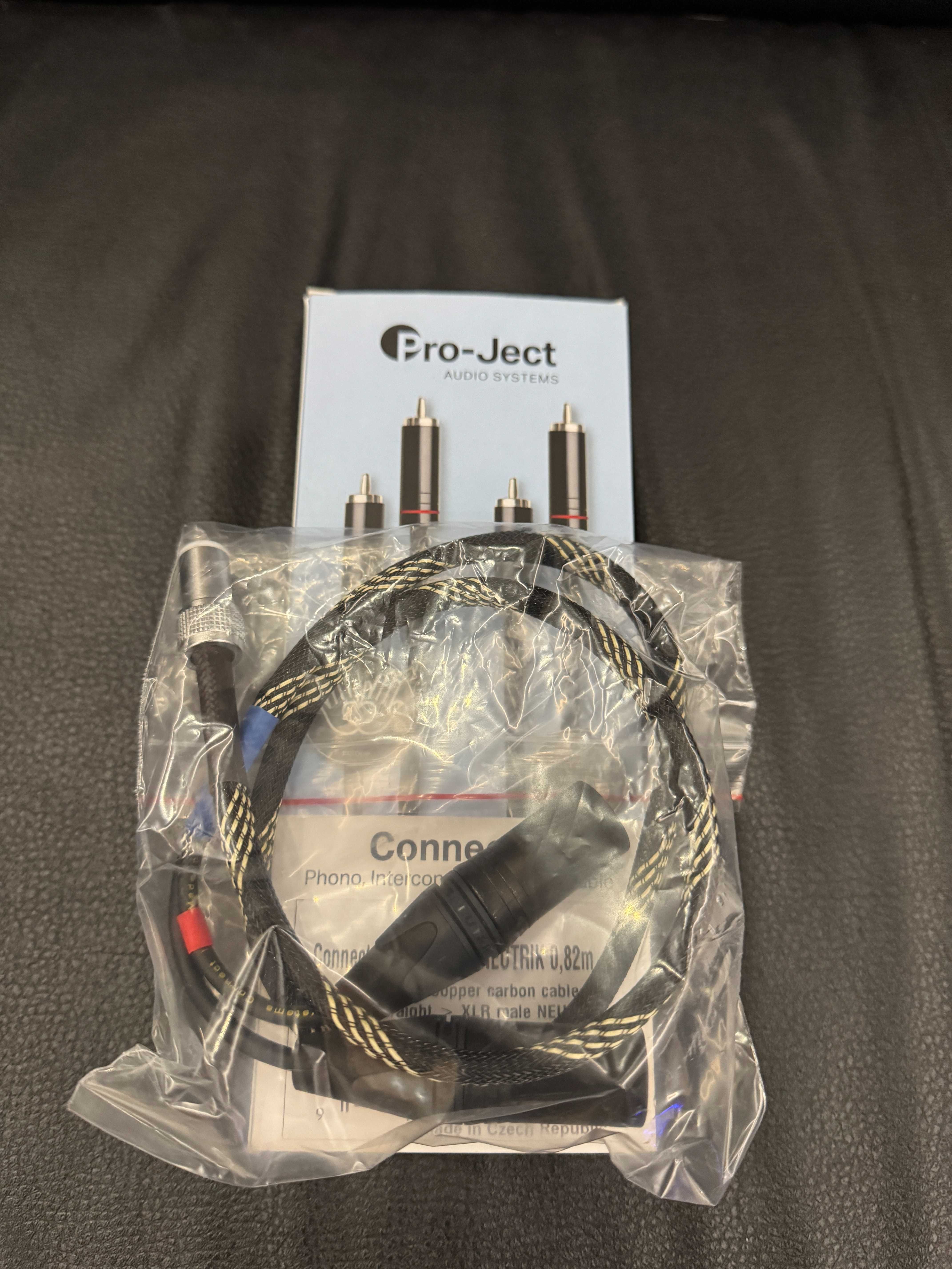 Pro-Ject CONNECT IT 5P-CC XLR - Interkonekt 5DIN-2XLR - 0,82M | Fv