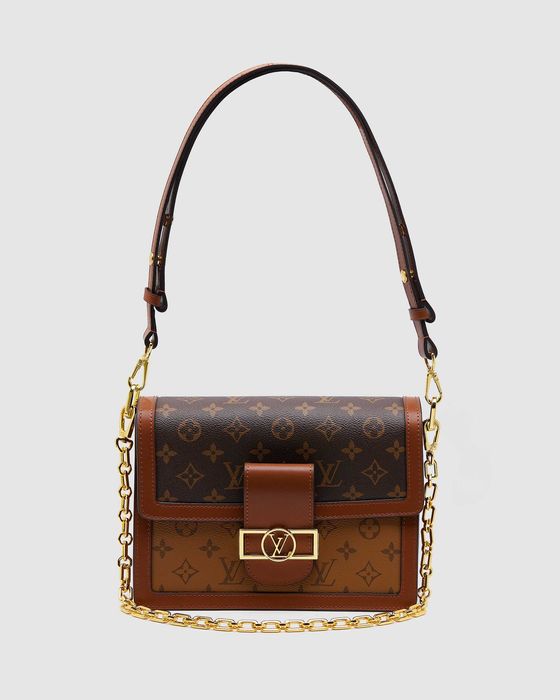 Сумка Louis Vuitton Dauphine MM Bag Brown LUXE