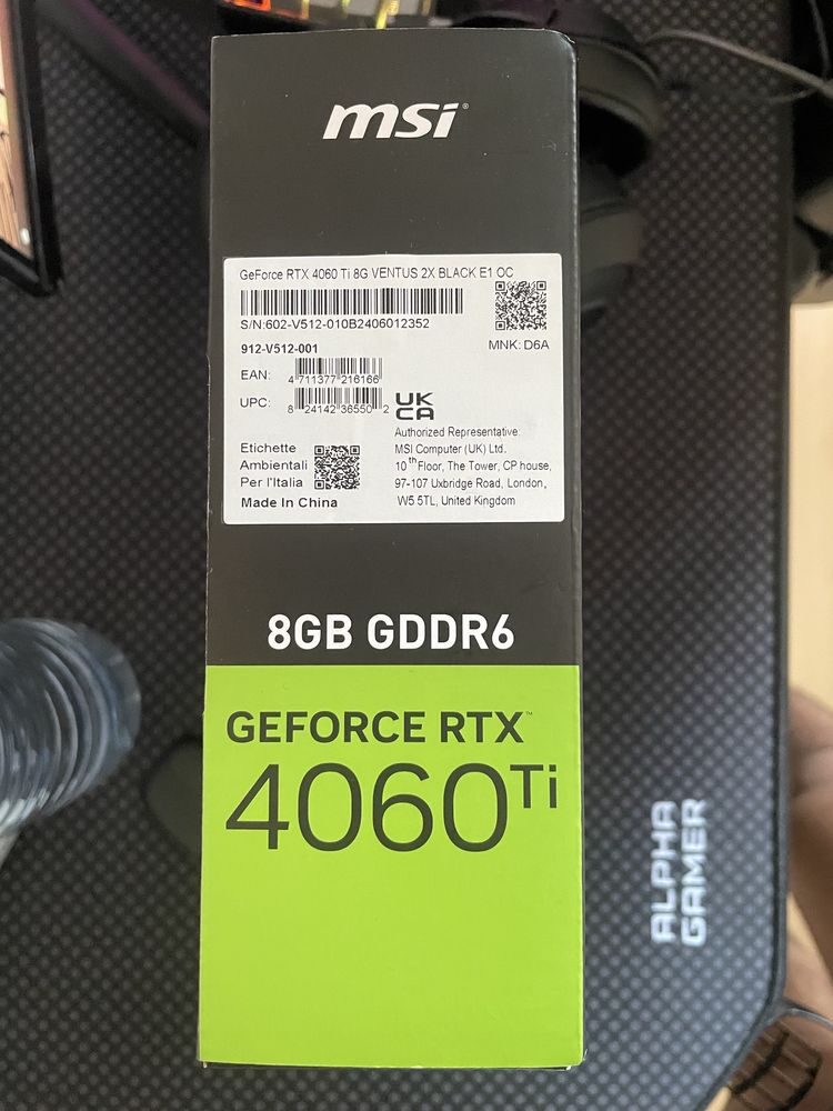 RTX 4060 ti 8Gb