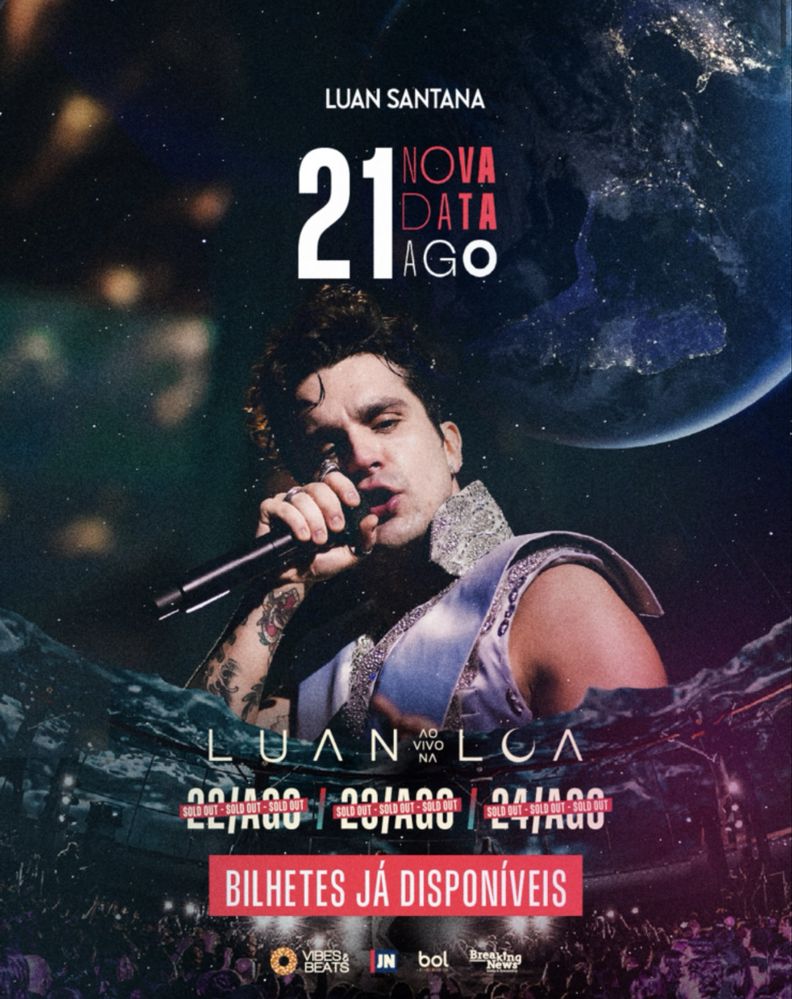 Bilhetes Luan Santana