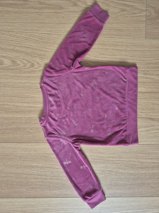 Ciepła, welurowa piżama dla dziewczynki_Little Kids_rozm. 98/104