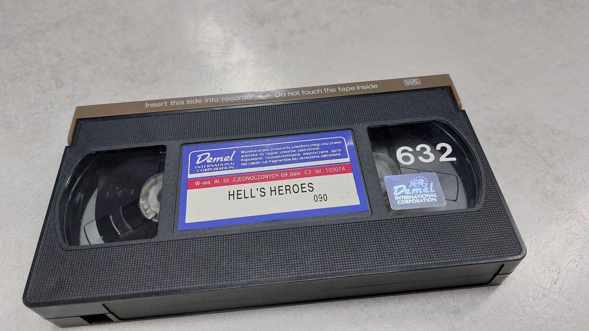 Hells Heroes. Kaseta vhs