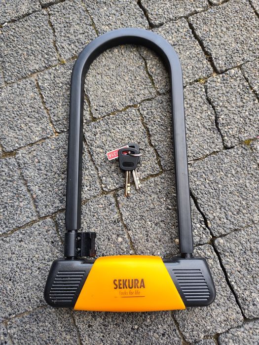 Zabezpieczenie rowerowe Secura U-lock mało używane