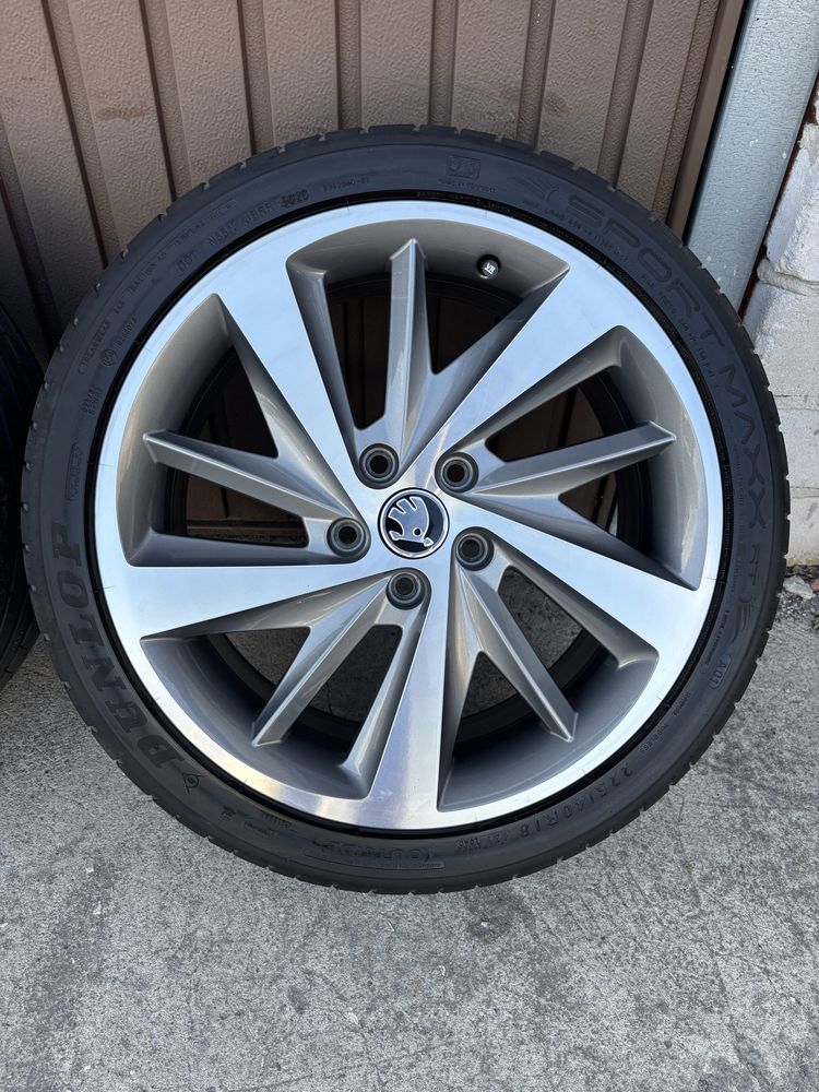 Koła lato DIAMANTA skoda superb octavia super stan 18 7.5 ET51 225/40/