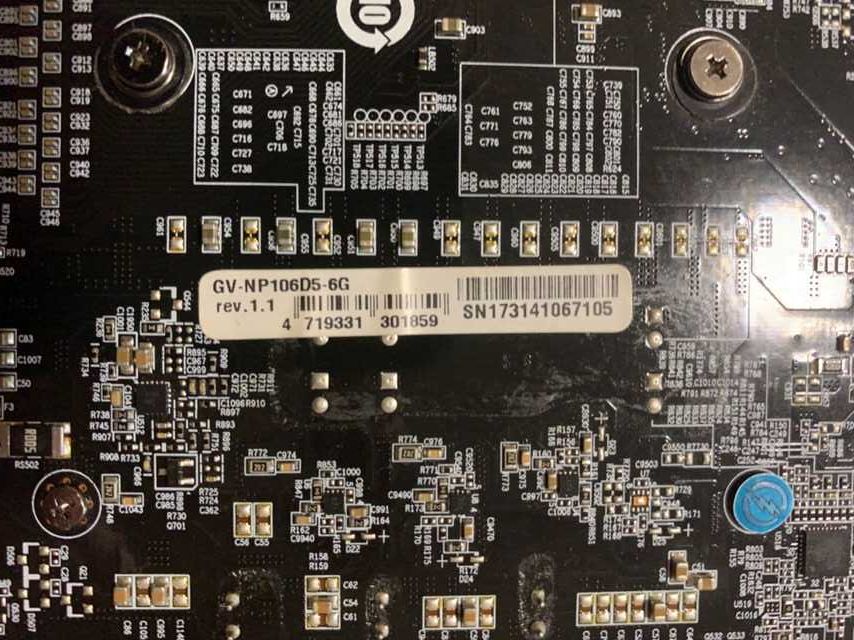 Відеокарта Gigabyte GV-NP106D5-6G