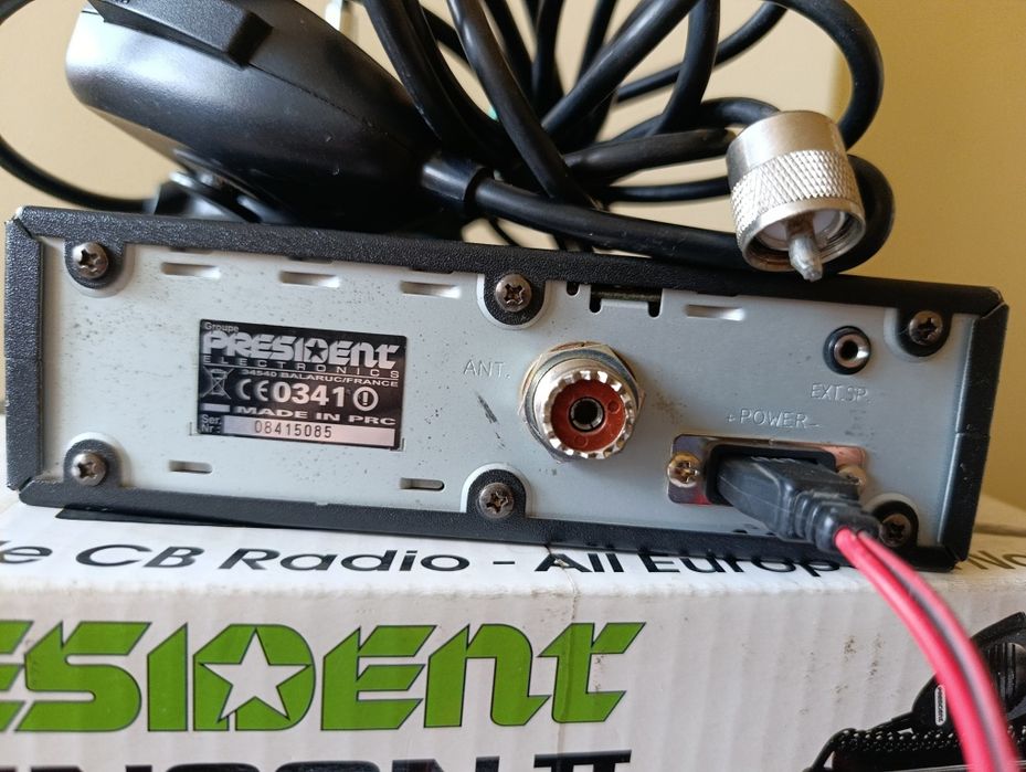 CB Radio Prezydent Johnson II antena