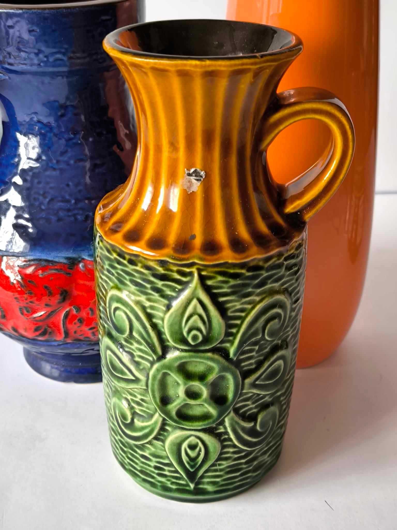 Stara ceramika niemiecka Bodo Mans Bay 69 20 Design WGP Vintage