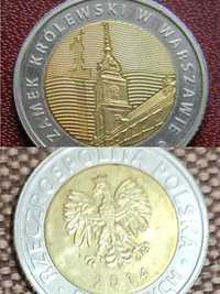 Польша 5 злотых 2014 г. Кролевецкий замок, монеты Польши