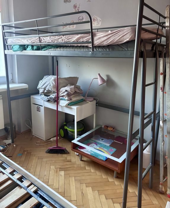 SVÄRTA IKEA Rama łóżka na antresoli, lóżko piętrowe