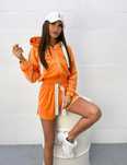 Komplet La Perla welurowy dres logowany