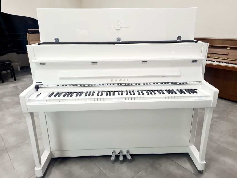 Nowe pianino pianina Kawai K200 biały połysk chrom