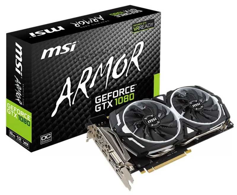 GTX 1080 8GB DDR5 256IBT od MSI na chłodzeniu wodnym