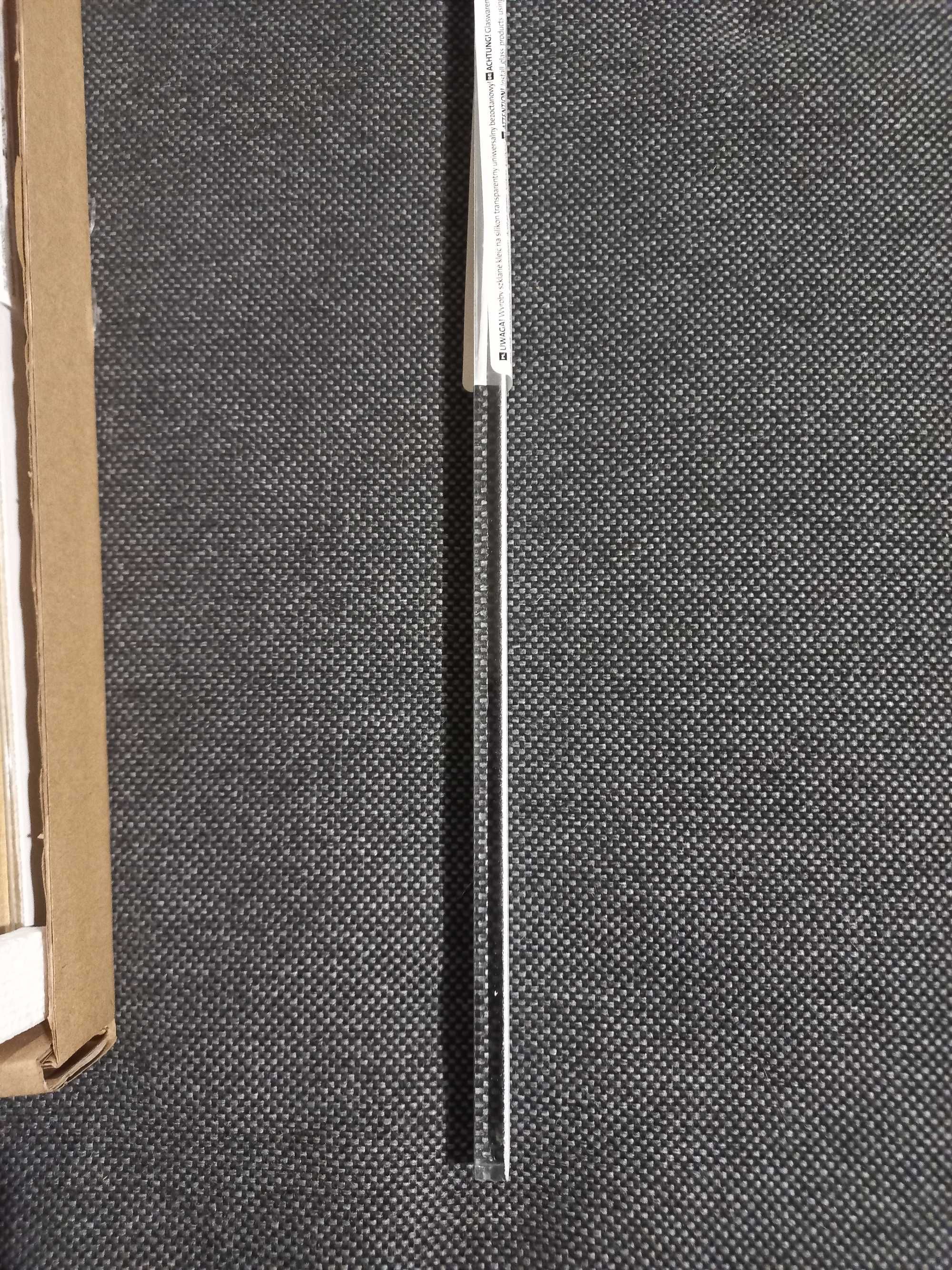 Listwa dekoracyjna szklana 1.5 x40 do plytek do łazienki