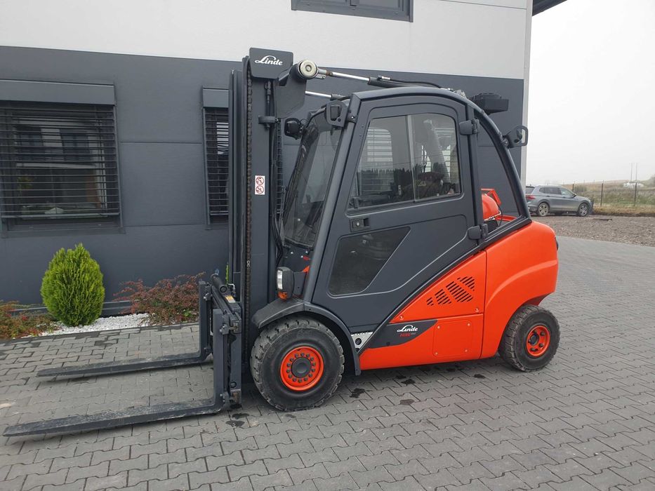 Wózek Linde H35T 2016r Duplex 4 sekcje Kabina H25 H35 H40