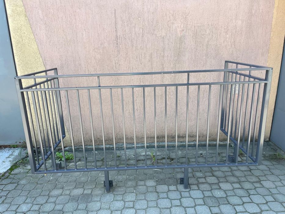 Balustrada Balkonowa Metal+ Ocynk + Kolor RAL 7024 TRWAŁA NIERDZEWNA