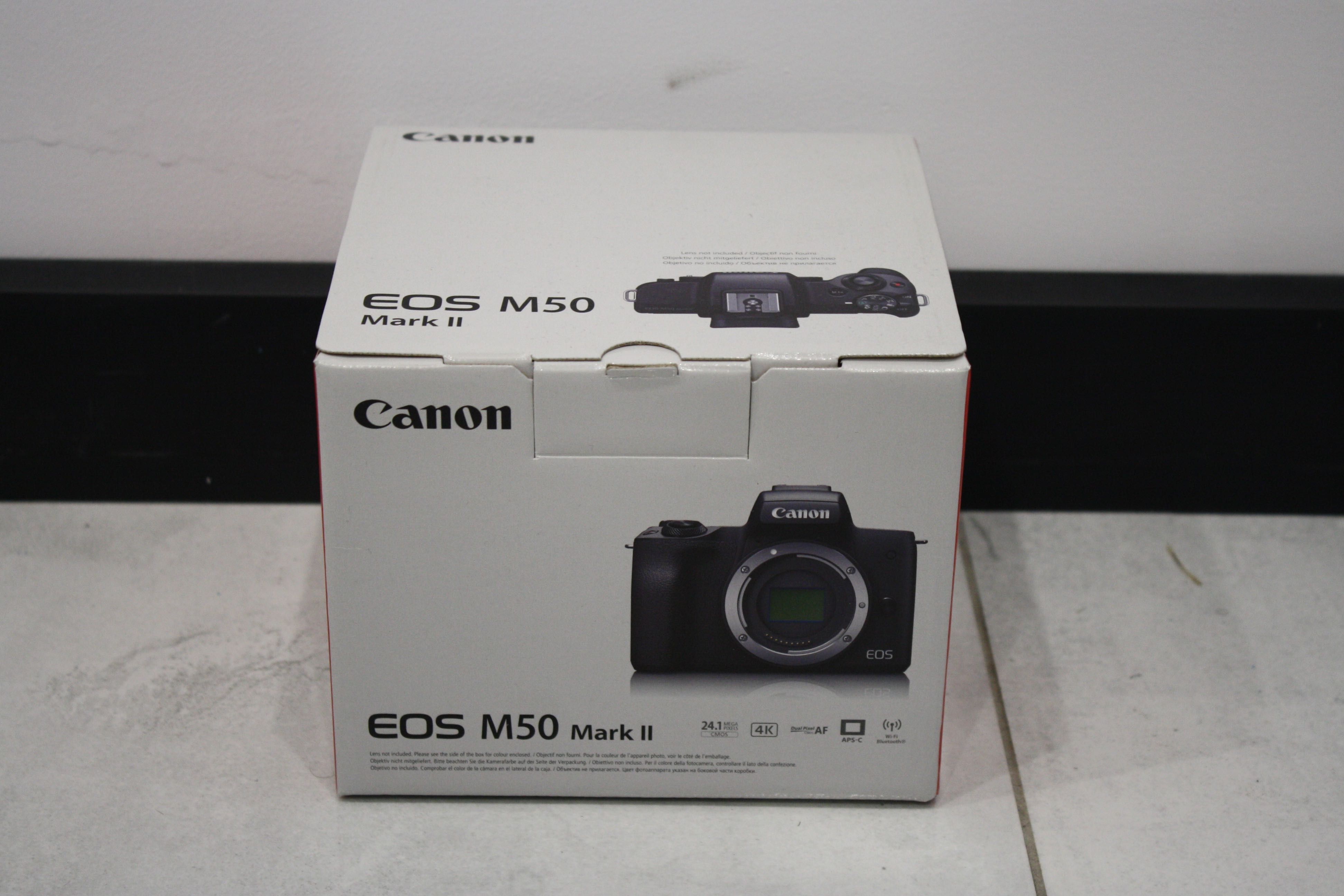 Nowy Aparat Canon EOS M50 Mark II bezlusterkowiec