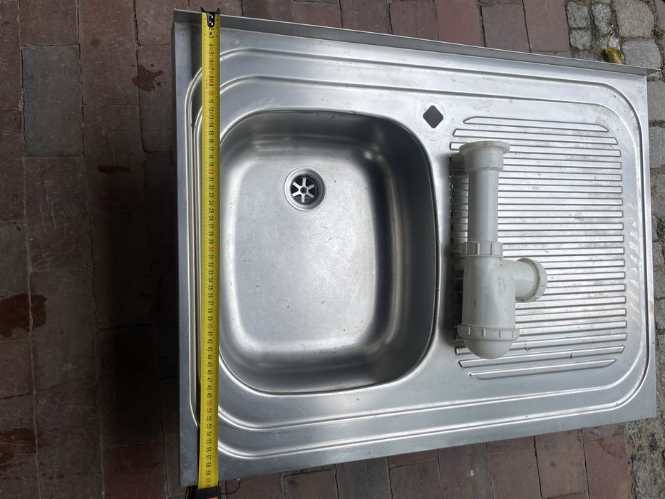 Zlew jednokomorowy z demontażu