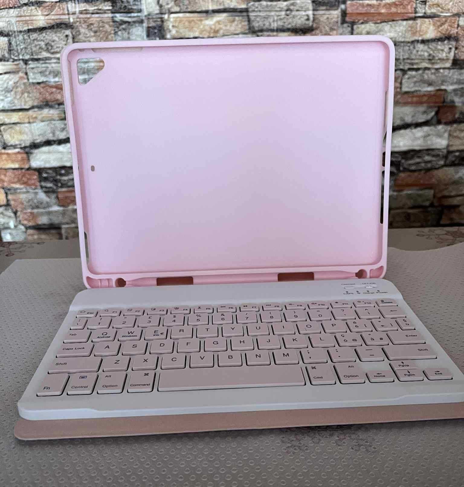 Ultra Thin Smart Keyboard Case – iPad 9.7 / Air 1 / Air 2 (Rosa)