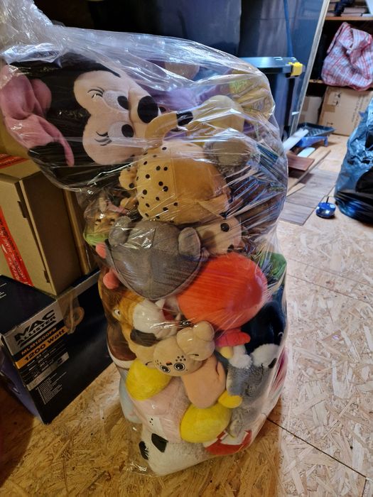 Duży worek miśków pluszowych