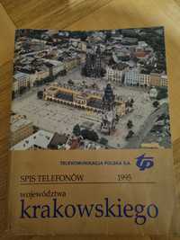 Książka telefoniczna woj krakowskie 1995r