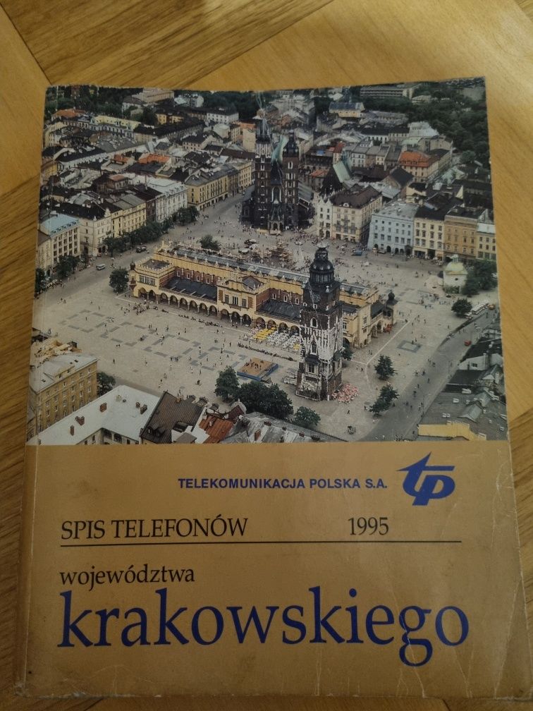 Książka telefoniczna woj krakowskie 1995r