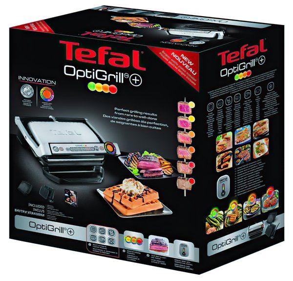 Комплект Електрогриль Tefal OptiGrill+ GC712d34 + Вафельниця XA724810