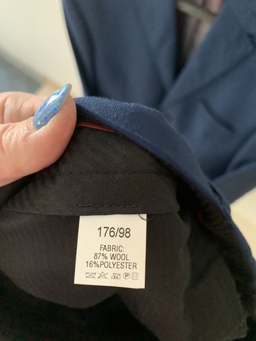 Garnitur męski ślubny 1 raz ubrany