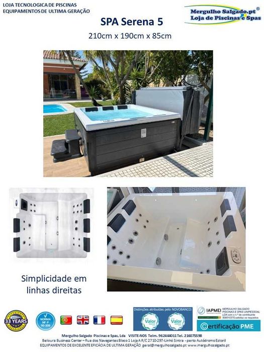 Spa Serena 5 Passion 7.435,00€ - Mergulho Salgado Piscinas e Spas