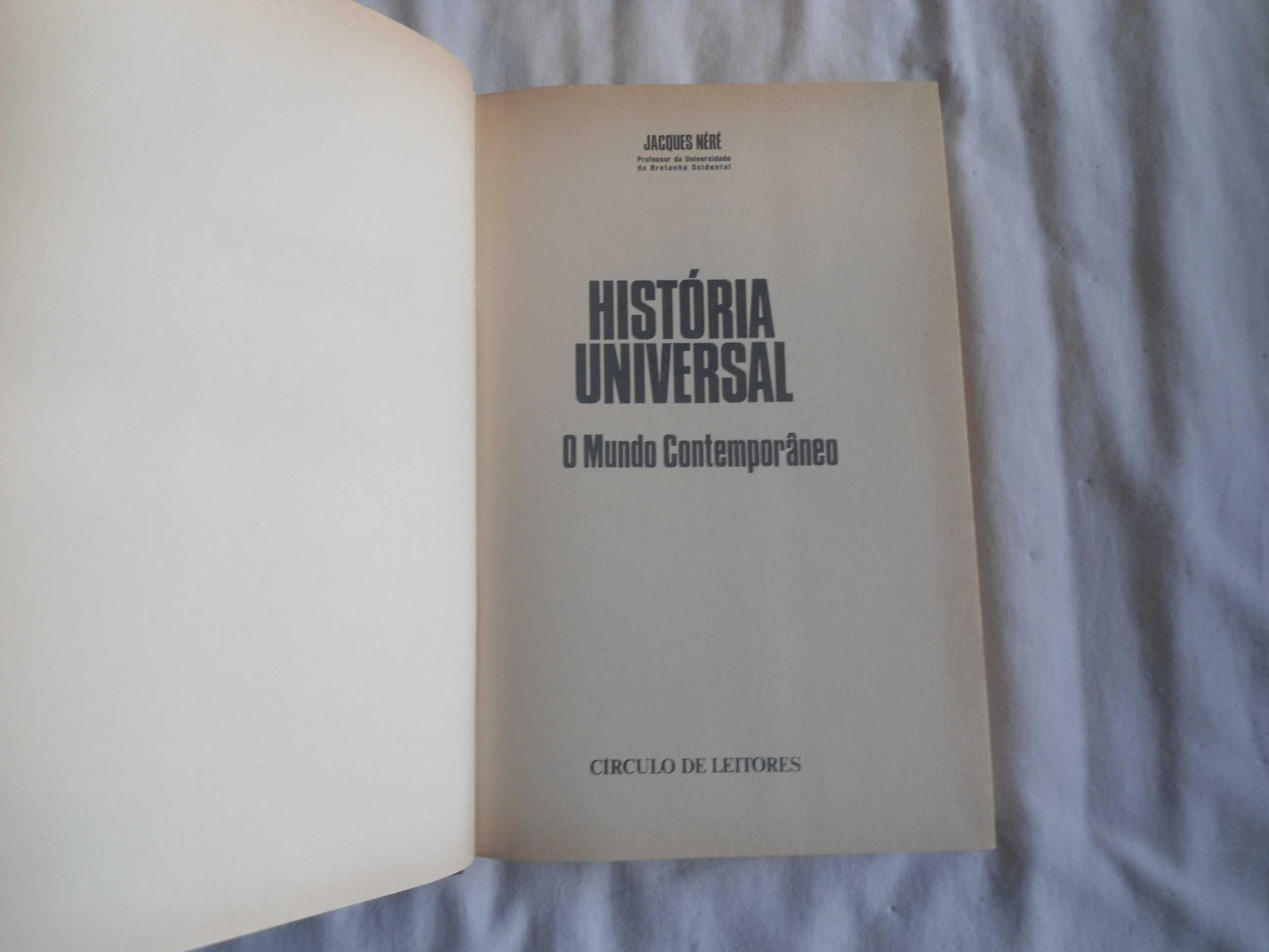 História Universal - O Mundo Contemporâneo de Jacques Néré