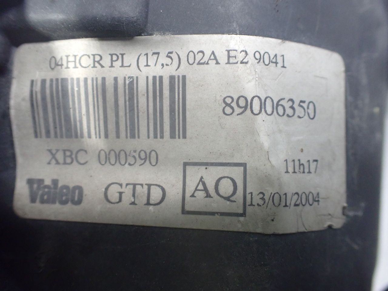 LAMPA LEWA PRZEDNIA MG ZR 160 1.8