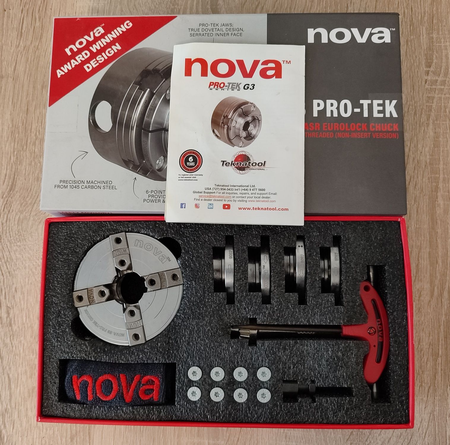 Uchwyt tokarski Nova G3 Pro-Tek.