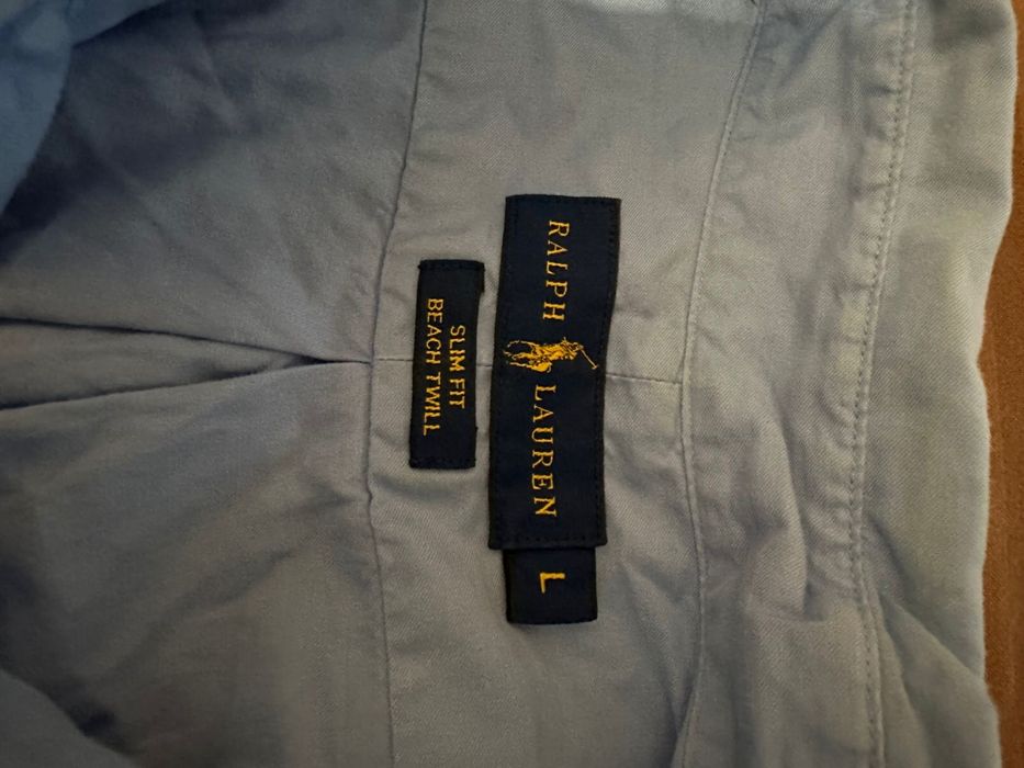 Сорочка Ralph Lauren Slim Fit Beach Twill (оригінал)