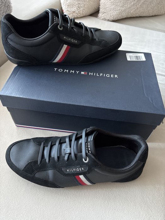 Oryginalne skórzane buty/adidasy Tommy Hilfiger 44-45