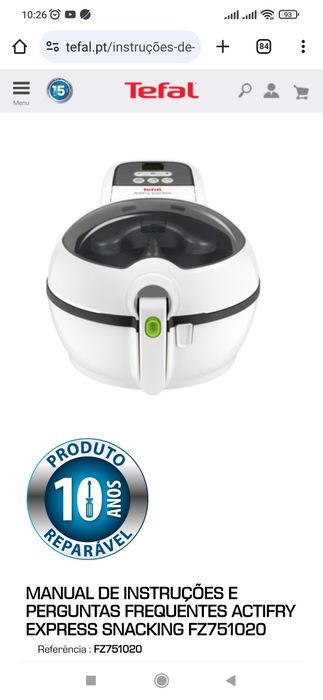Fritadeira Tefal