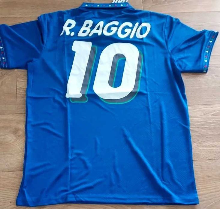 Camisola retro Italia #10 R. Baggio L