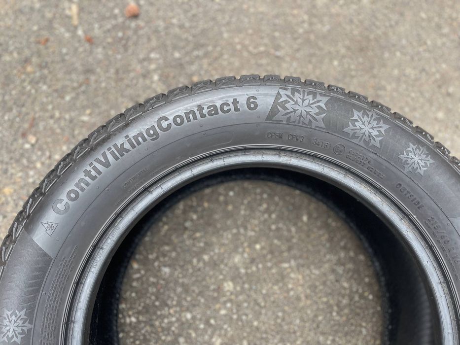 Шини 215/60 r16 бу Continental зимові