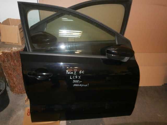 vw polo V 6C szyba drzwi lewa prawa tylnia przednia 5D