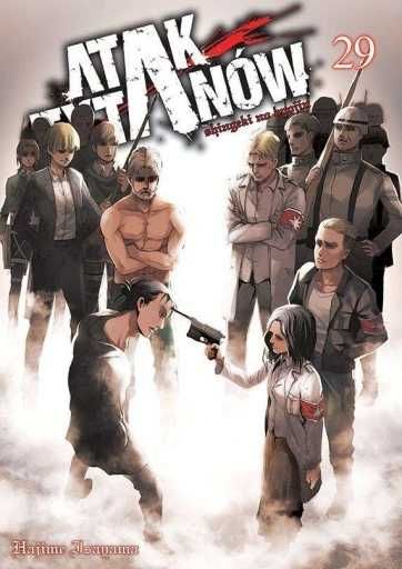 Manga z seri attack on titan po polsku, tom 29, 30 oraz 31.