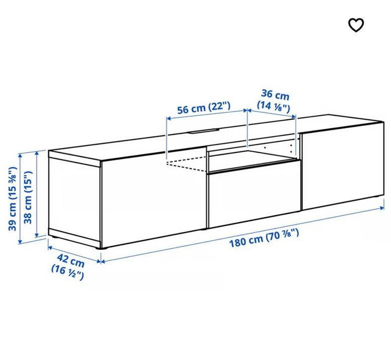 Szafka RTV ikea besta