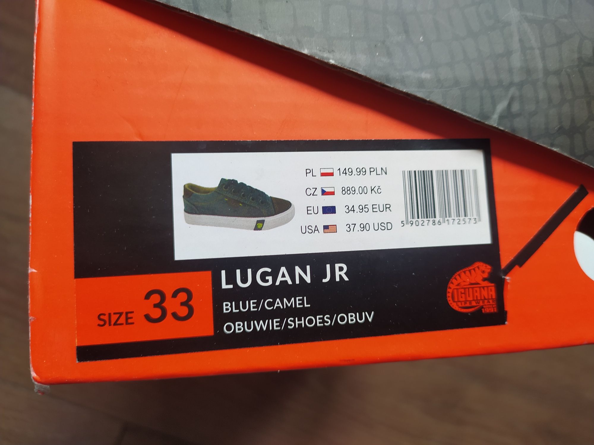 Buty, trampki Iguana, r.33, nowe, jeans, wiosna, lato