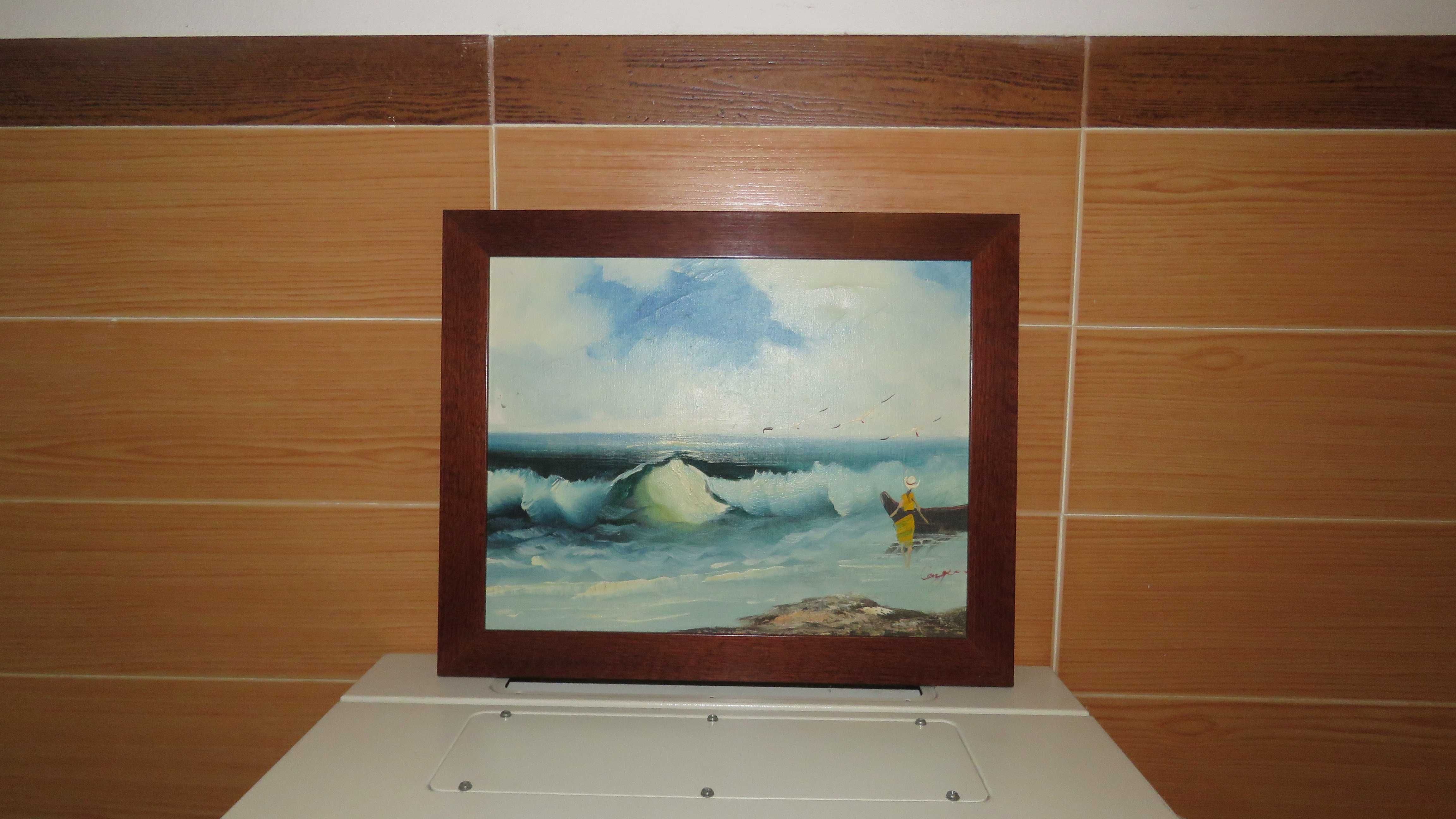 Pintura a óleo assinada